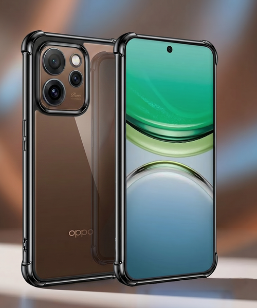 Oppo Reno 15 Pro Mini 5G Anti-Yellow Electroplating Transparent Airbags Case