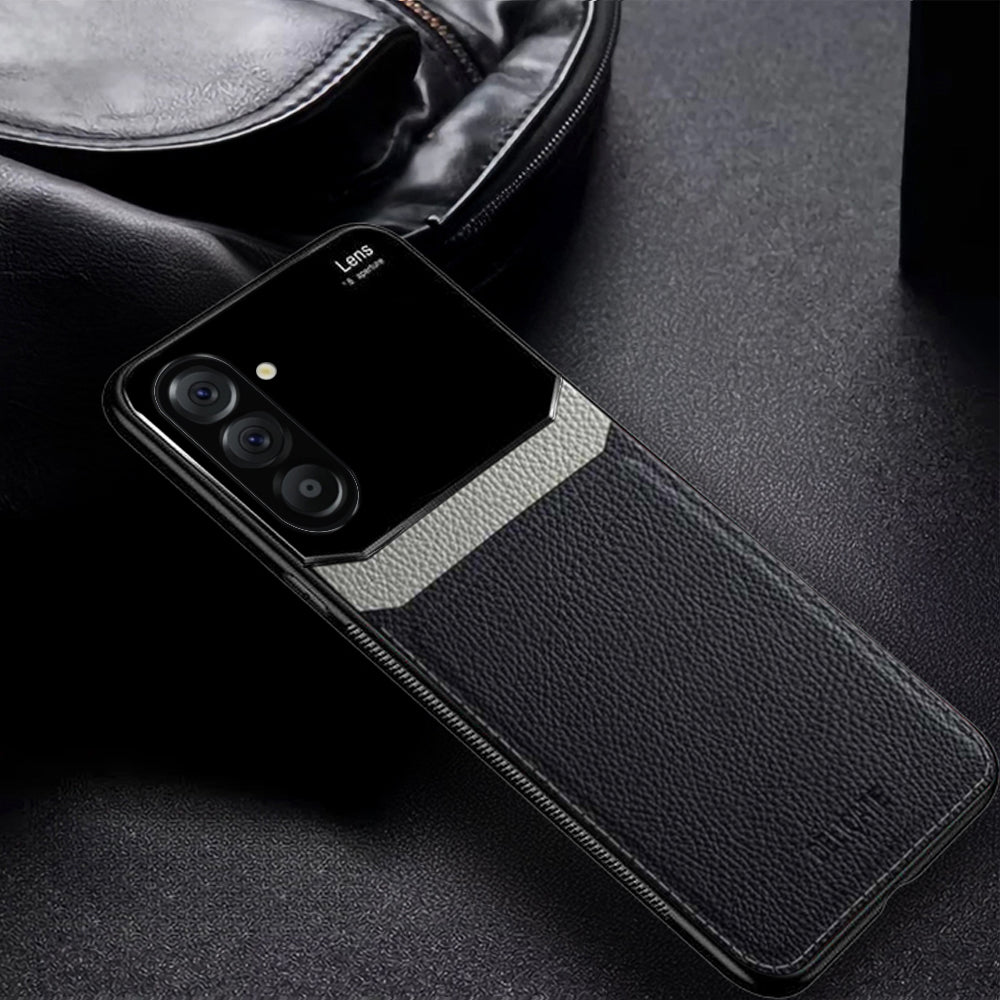 Galaxy A36 5G Premium Leather Lens Protective Case