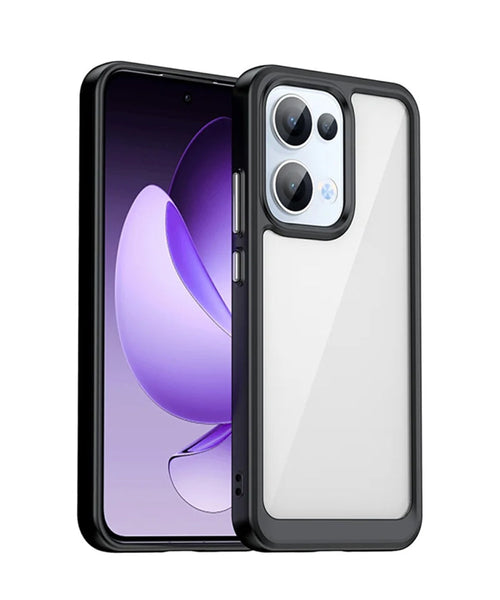 Oppo Reno 13 5G Transparent Acrylic Protective Back Case