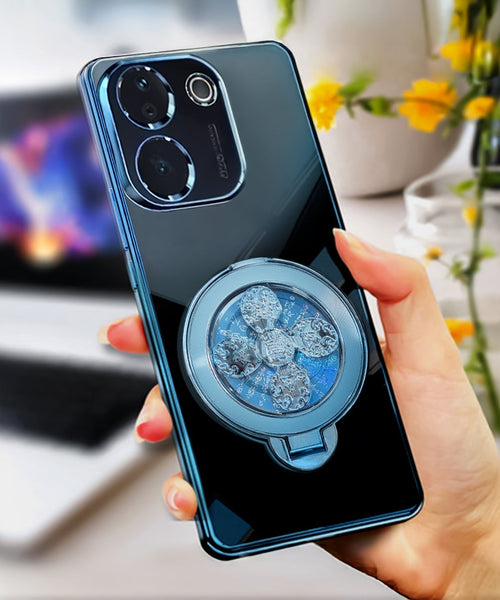 Vivo T3 Pro 5G Electroplating Reflective Fidget Rotating Back Case