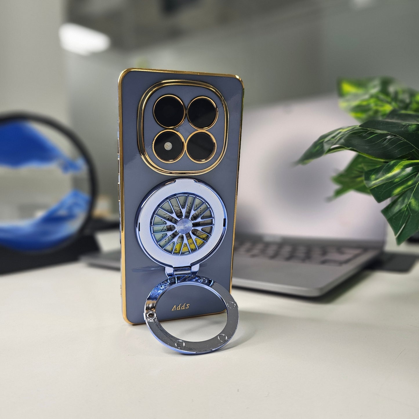 Redmi Note 14 Pro 5G Best Selling Stress Buster Wheel Silicone Scratch Resistant Back Case