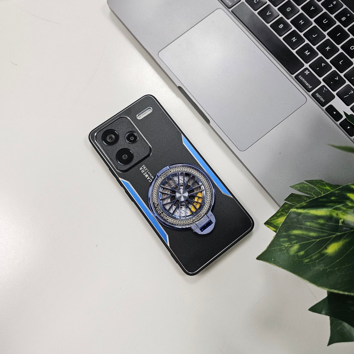 Redmi Note 13 Pro+ 5G Best Selling Stress Buster Aluminium Metal Scratch Resistant Back Case