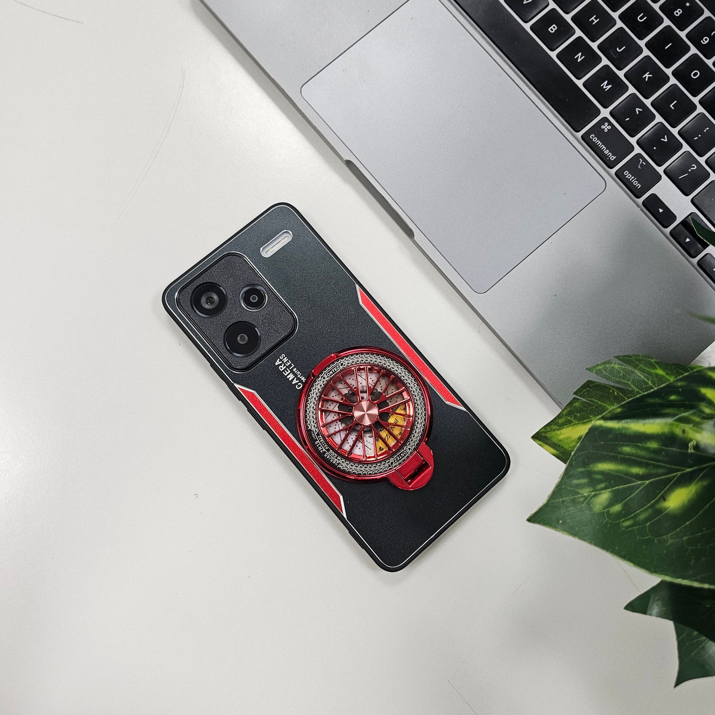 Redmi Note 13 Pro+ 5G Best Selling Stress Buster Aluminium Metal Scratch Resistant Back Case