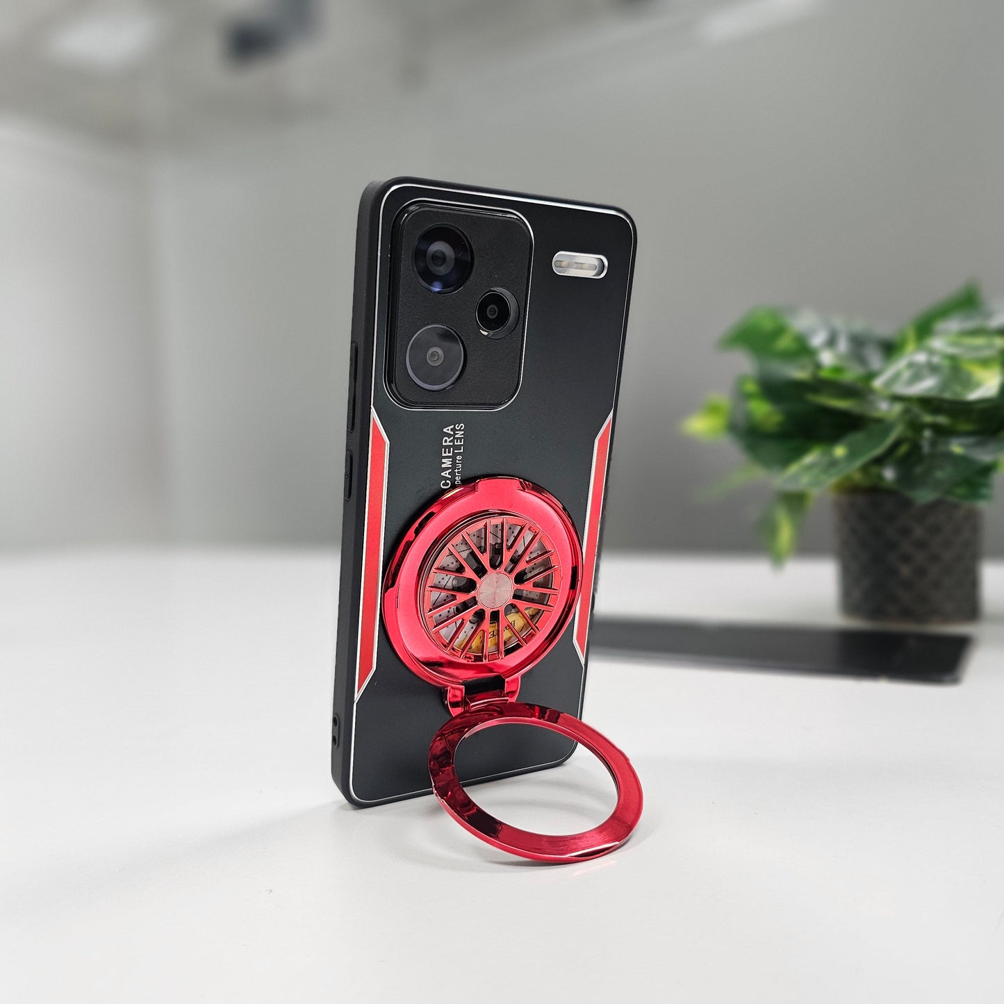 Redmi Note 13 Pro+ 5G Best Selling Stress Buster Aluminium Metal Scratch Resistant Back Case