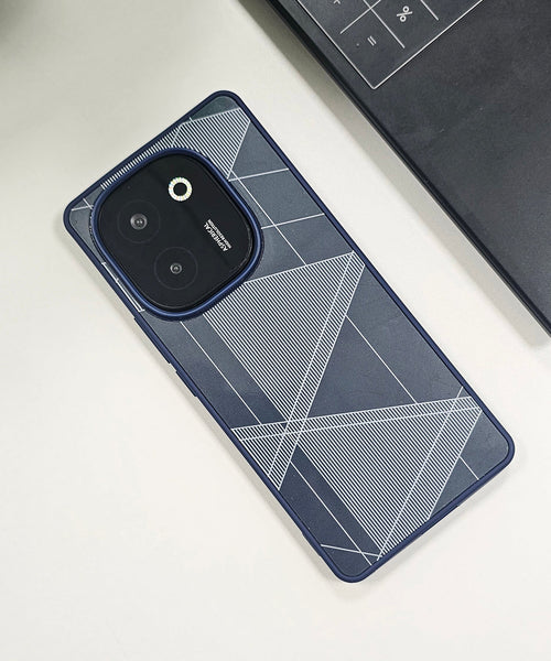 Vivo T3 Pro 5G Triangle Pattern Matte Back Shockproof Case