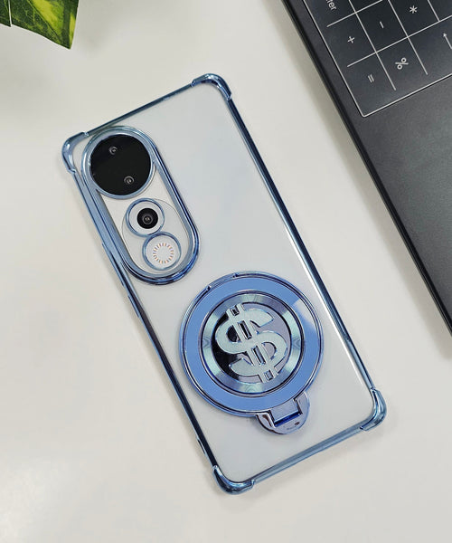 Vivo V40 5G Four Corner Airbags 100% Original Astro Money Magnet Rotating Dollar Case