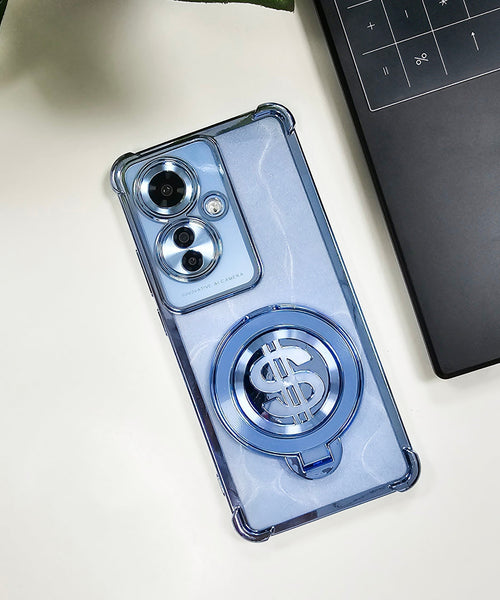 OPPO F25 PRO 5G Four Corner Airbags 100% Original Astro Money Magnet Rotating Dollar Case