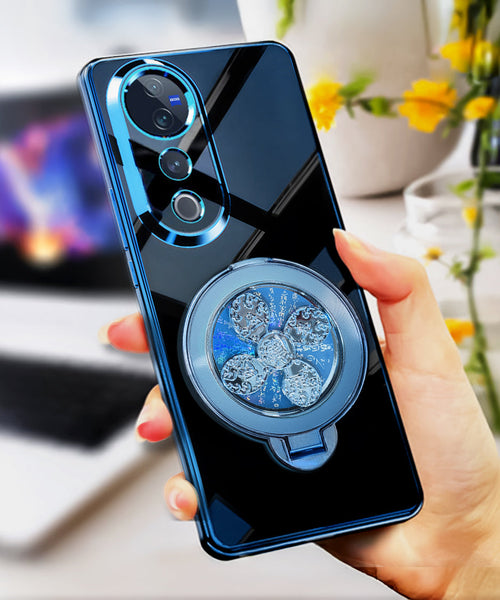 Vivo V40 Pro 5G Electroplating Reflective Fidget Rotating Back Case