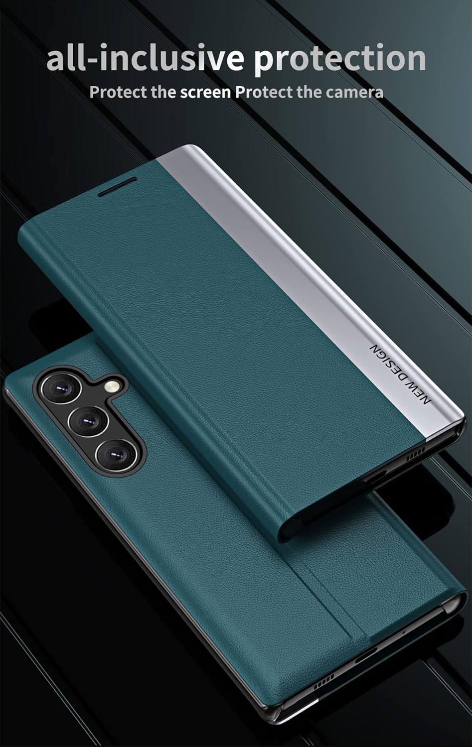 Samsung Galaxy A55 5G Flip Leather Case