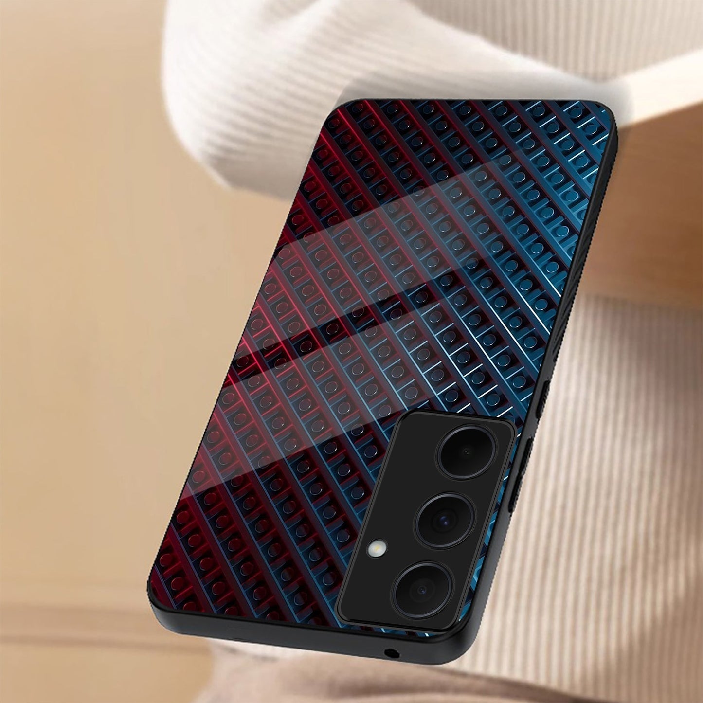 Samsung Galaxy A36 Premium Acrylic Shockproof Glass Back Case (Digital Edge)