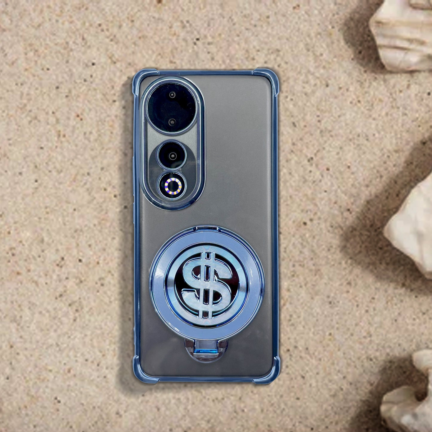 Vivo V40 Pro 5G Four Corner Airbags 100% Original Astro Money Magnet Rotating Dollar Case