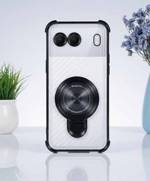 OnePlus Nord 4 5G Luxury Four Corner Invincible Bracket Ring Stand Case