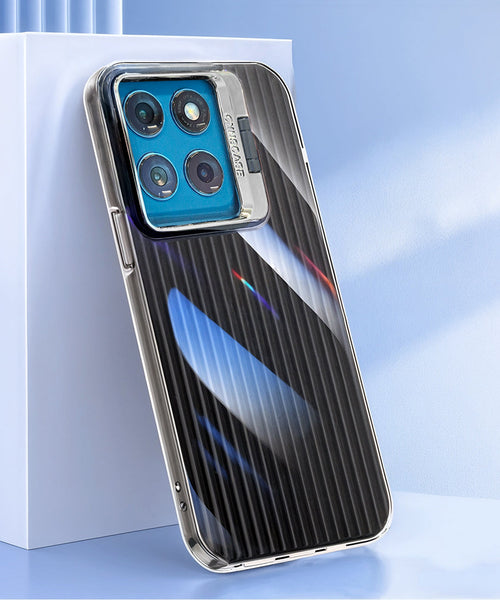 Motorola Edge 50 Pro 5G Luxury Dual Layer Hybrid Camera Ring Stand Case