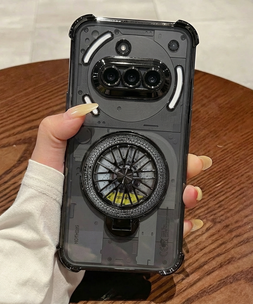 Nothing Phone 3a 5G Premium Stress Buster Wheel Rotating Shockproof Airbags Case