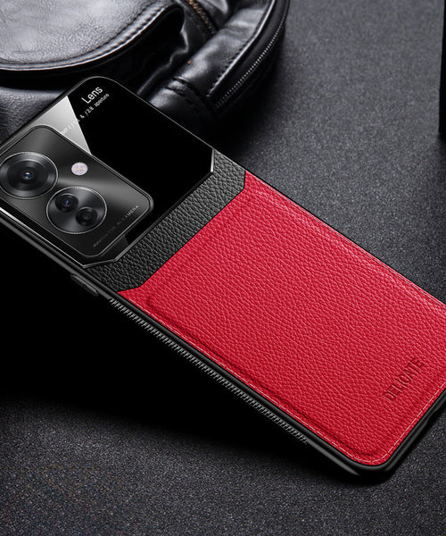 Oppo F25 Pro 5G Premium Leather Lens Protective Case