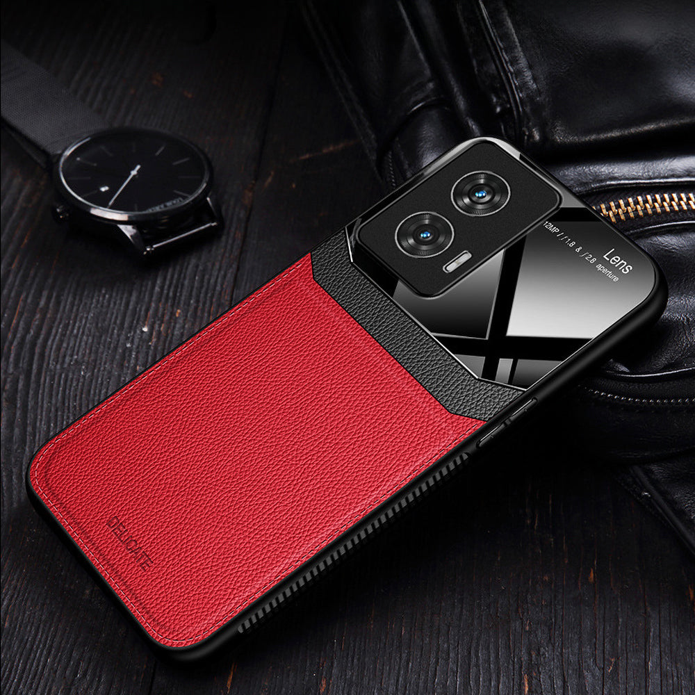 Motorola Edge 50 Fusion 5G Premium Leather Lens Protective Case