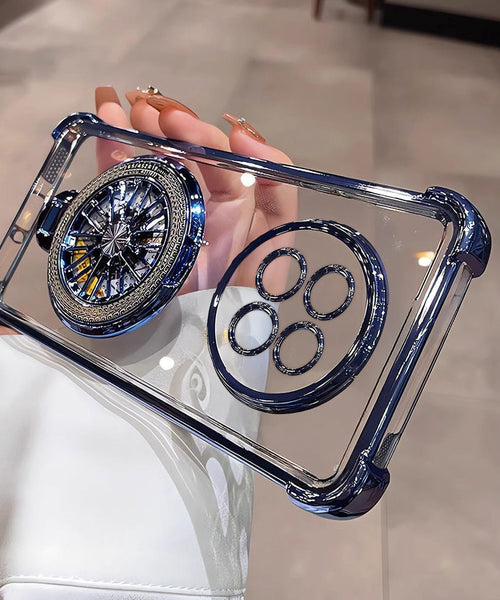 Oppo F31 Pro+ 5G Premium Stress Buster Wheel Rotating Shockproof Airbags Case (Buy 1 Get 1 Free Surprise Cover)