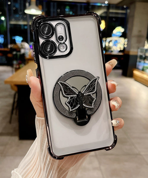 Oppo Reno 14 5G Premium Butterfly Stand Airbags Case