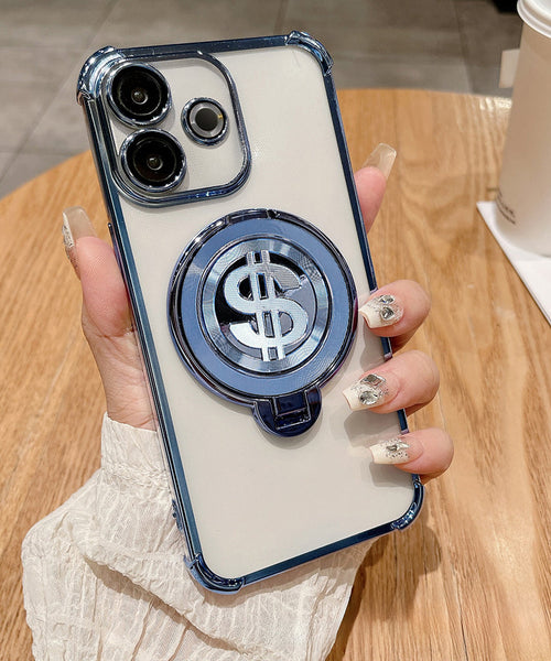 Oppo A5 Pro 5G Four Corner Airbags 100% Original Astro Money Magnet Rotating Dollar Case
