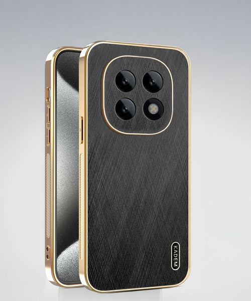 Oppo F29 Pro 5G Premium Electroplated Frame Gold Thread Pattern Soft Case
