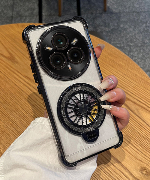 Realme 14 Pro+ 5G Premium Stress Buster Wheel Rotating Shockproof Airbags Case