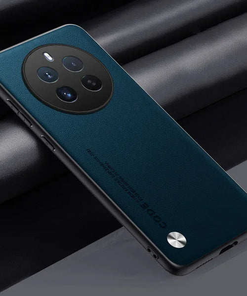 Realme 12 Pro+ 5G Soft Vegan Leather Grain Protective Back Case