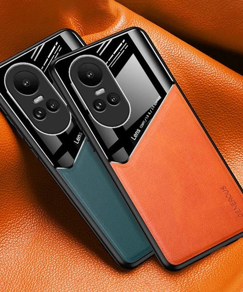 Oppo Reno 10 5G Luxury Generous® Leather Protective Back Case