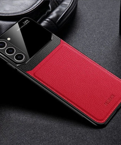 Samsung Galaxy S24 FE 5G Premium Leather Lens Protective Case