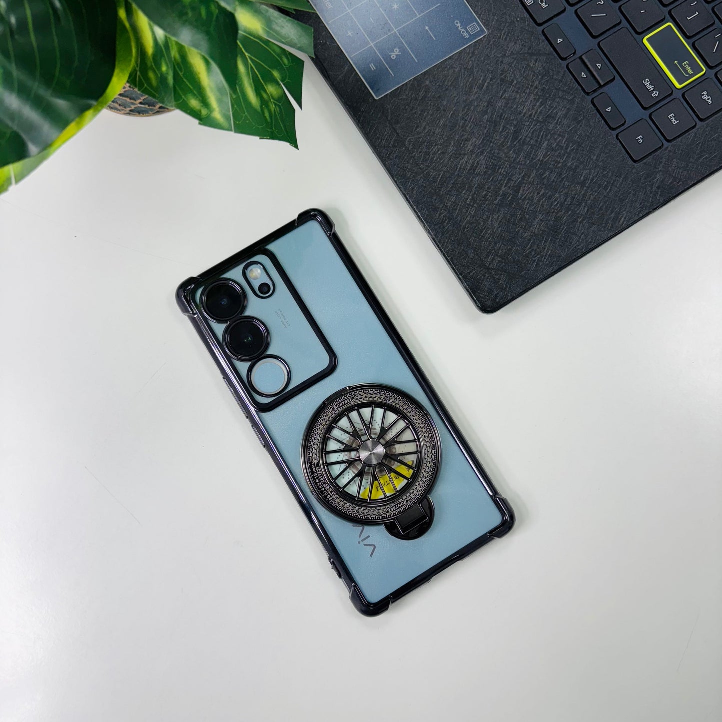Vivo V29/V29 Pro 5G Premium Stress Buster Wheel Rotating Shockproof Airbags Case