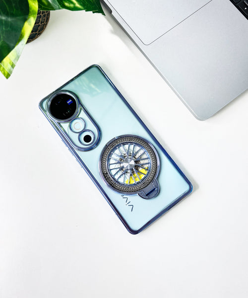 Vivo V40 Pro 5G Ferrari Wheel Electroplating Case