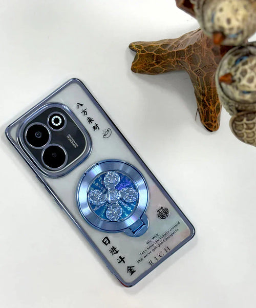 Vivo T3 Pro 5G Rich Manifestation Reflective Fidget Rotating Back Case