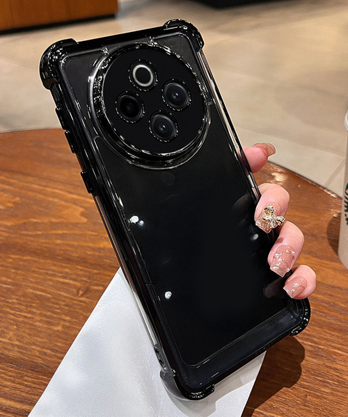 Vivo T4 5G Transparent Shockproof Case With Airbag Corners