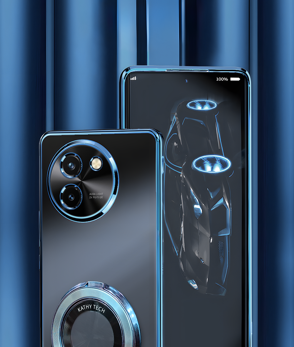 Vivo T3x 5G Magnifier Electroplating Case