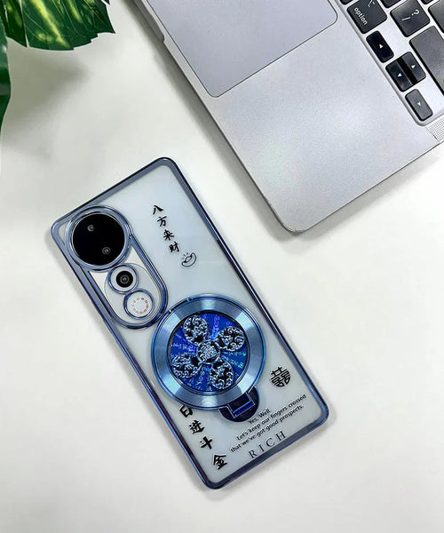 Vivo V40 Pro 5G Rich Manifestation Reflective Fidget Rotating Back Case