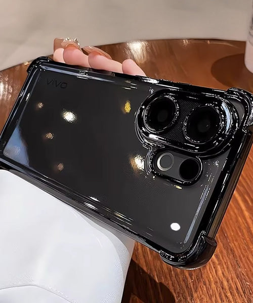 Vivo T4 Pro 5G Transparent Shockproof Case With Airbag Corners