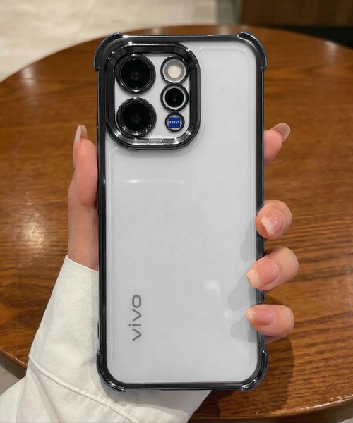 Vivo V70 5G Transparent Shockproof Case With Airbag Corners