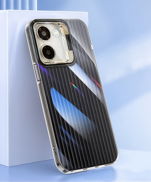 Vivo Y200 Pro 5G Luxury Dual Layer Hybrid Camera Ring Stand Case