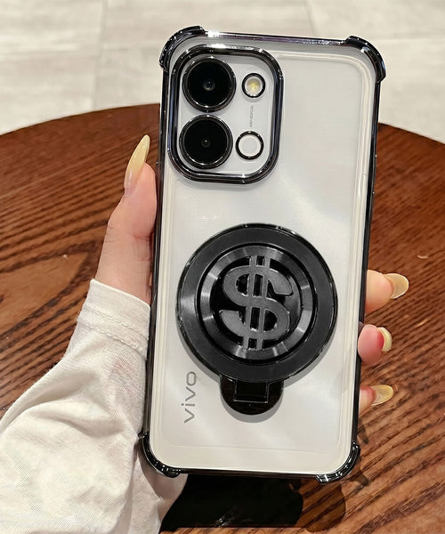 Vivo T5x 5G Four Corner Airbags 100% Original Astro Money Magnet Rotating Dollar Case