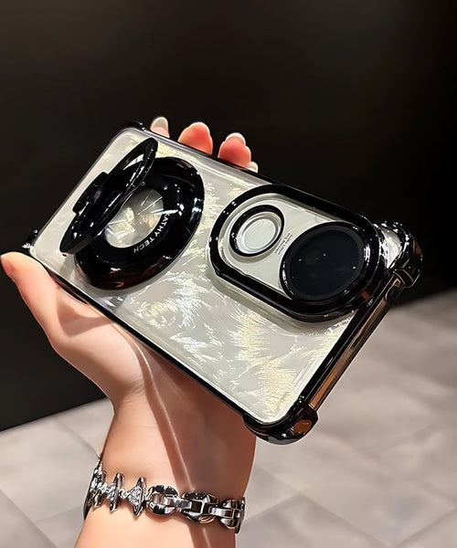 Vivo V50e 5G Original Luxury Magnifier Ring Stand Shockproof Airbags Corner Case