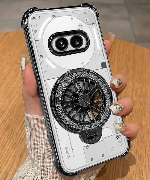 Nothing Phone 2a 5G Premium Stress Buster Wheel Rotating Shockproof Airbags Case
