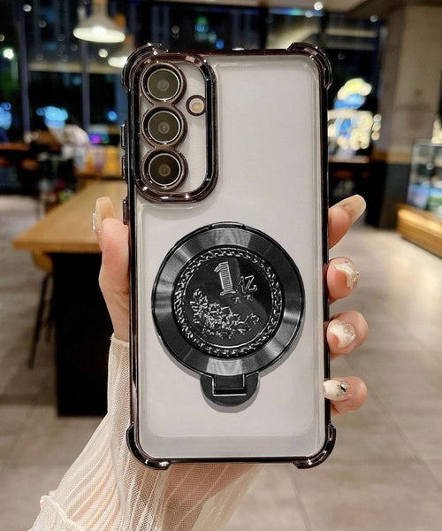 Samsung Galaxy A56 5G Premium Billion Wheel Rotating Shockproof Airbags Case