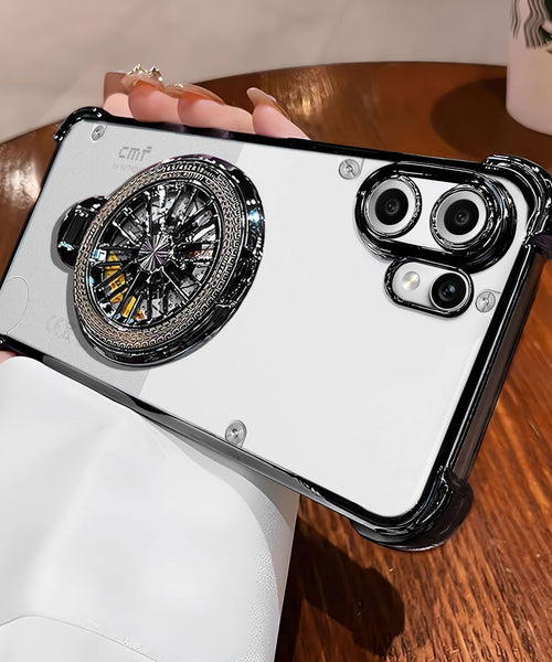 Nothing Phone 2 Pro 5G Premium Stress Buster Wheel Rotating Shockproof Airbags Case