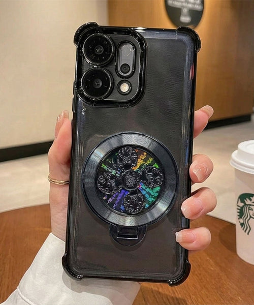 Oppo Reno 14 5G Reflective Fidget Rotating Airbag Case