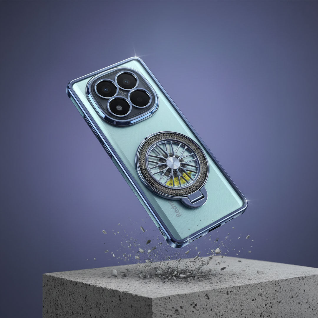 Redmi Note 14 Pro Plus 5G Ferrari Wheel Electroplating Case