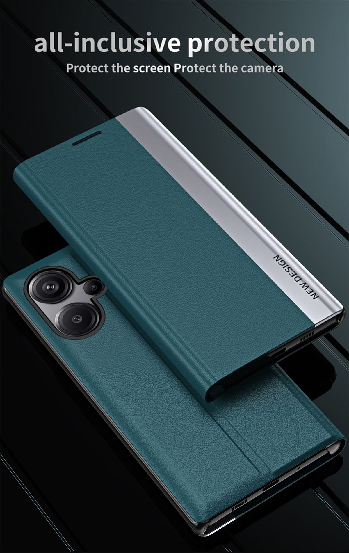 Redmi Note 13 Pro+ 5G Flip Leather Case