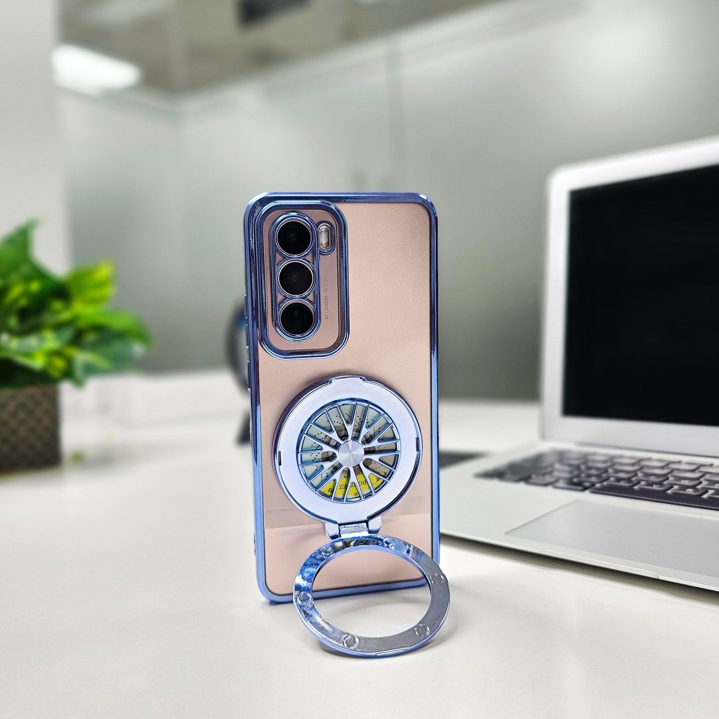 Oppo Reno 12 Pro 5G Ferrari Wheel Electroplating Case