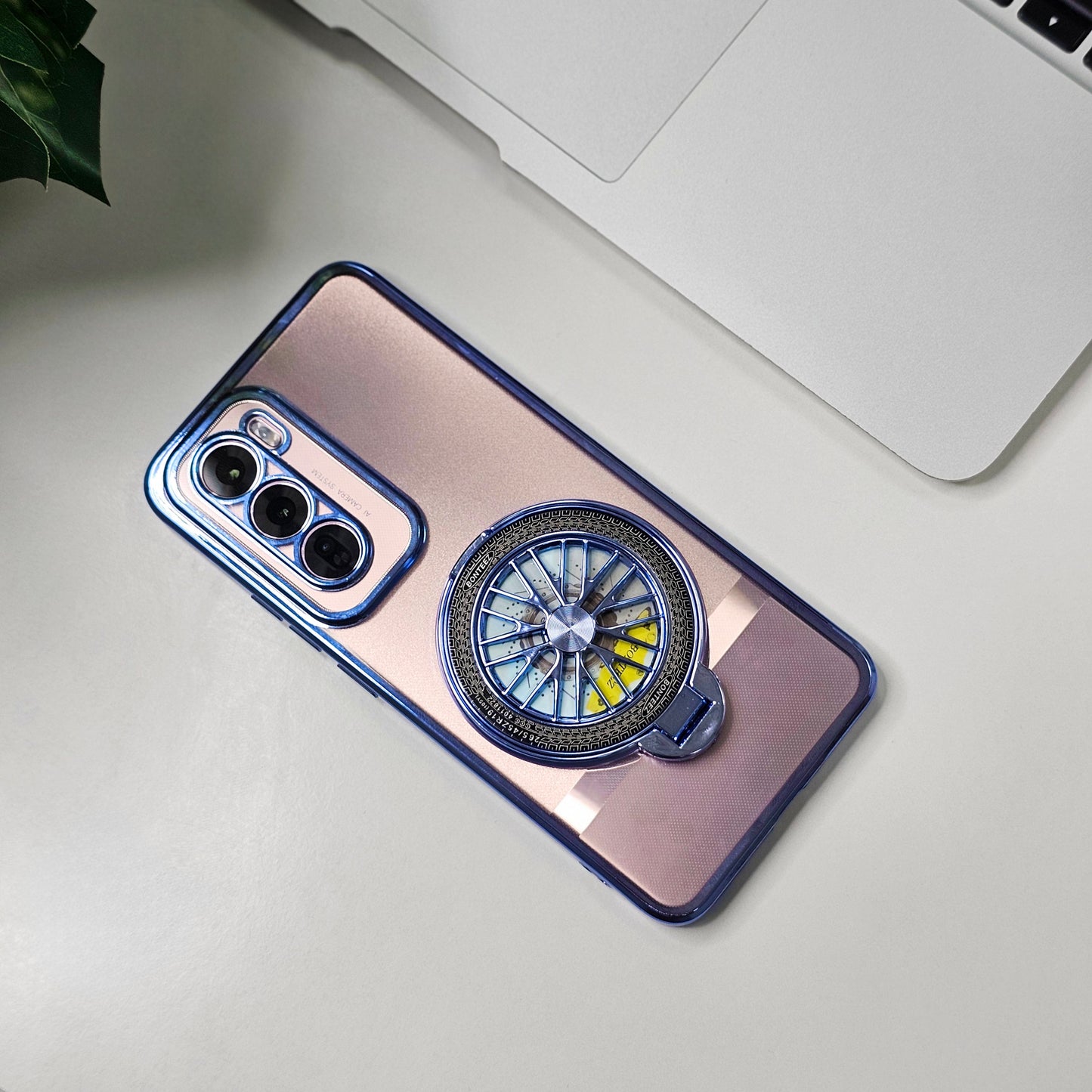 Oppo Reno 12 Pro 5G Ferrari Wheel Electroplating Case