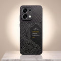 Oppo F31 5G Explore Dream Carbon Fiber Leather Hybrid Back Case