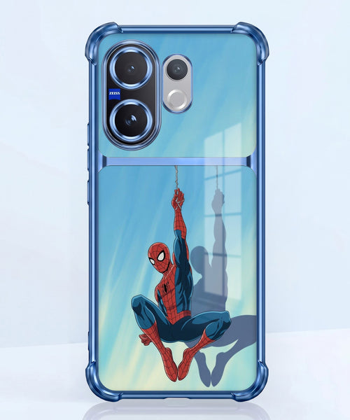Vivo V60 5G Spiderman Dual-Tone Transparent Airbags Case