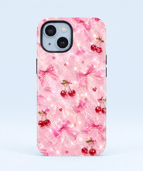 iPhone 15 5G Pink Cherry Blossom Protective Case